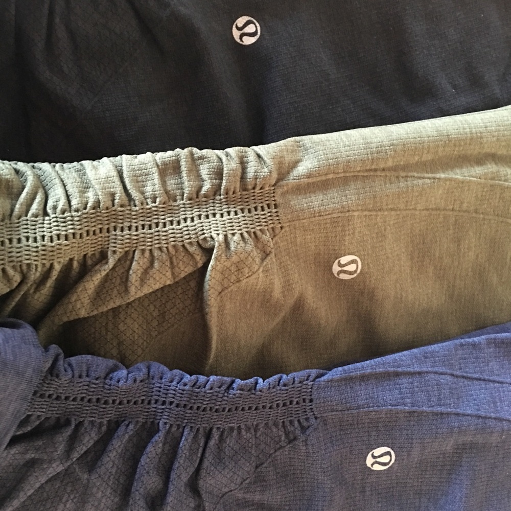 3 pairs of Lululemon In The Flow ii